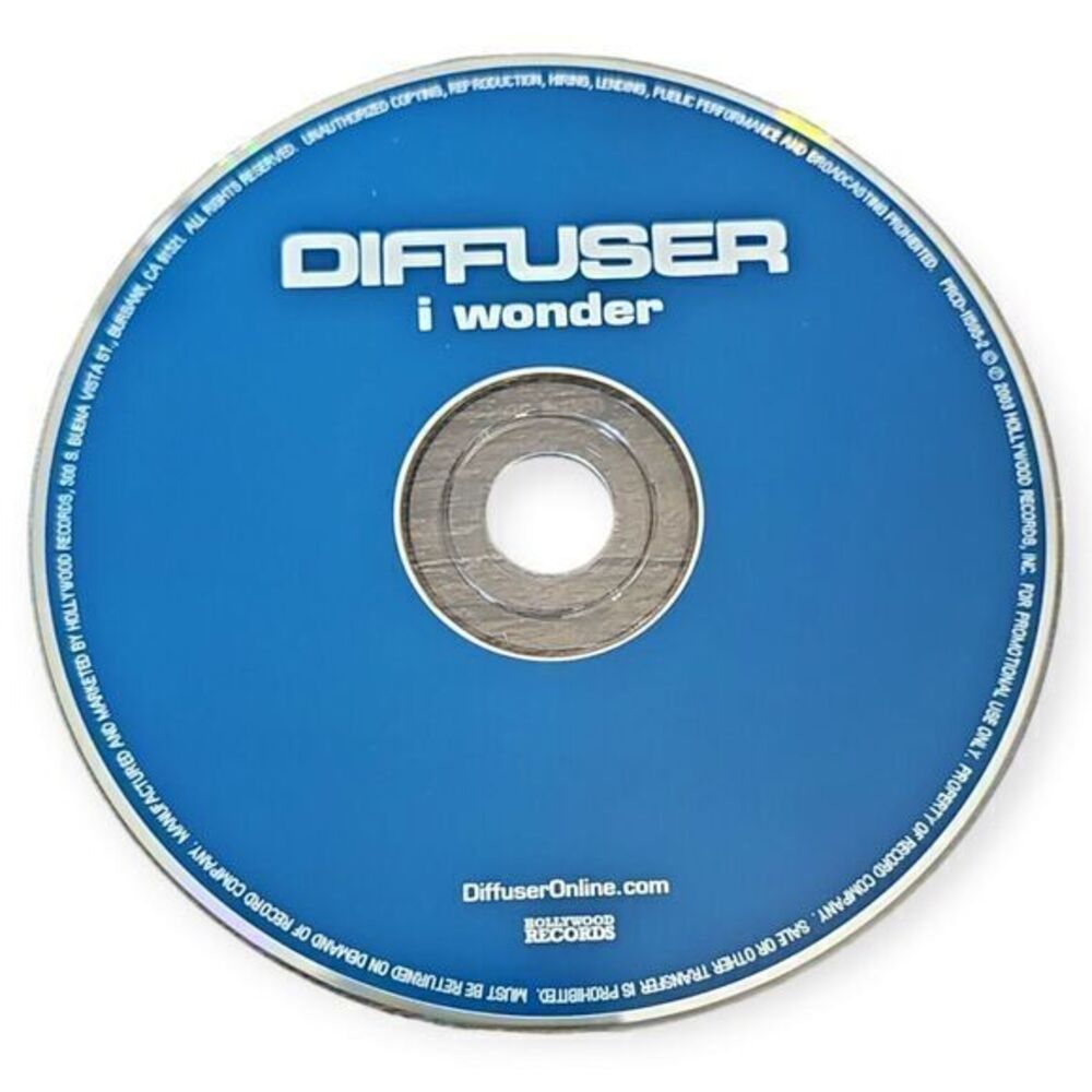 Diffuser – I Wonder [2003 Promotional CD‎ Single] - Picture 3 of 3